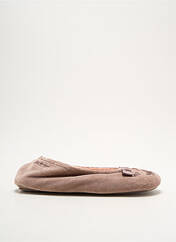 Chaussons/Pantoufles beige ISOTONER pour femme seconde vue