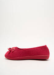 Chaussons/Pantoufles rouge ISOTONER pour femme seconde vue