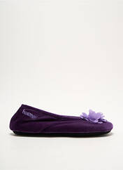 Chaussons/Pantoufles violet ISOTONER pour femme seconde vue