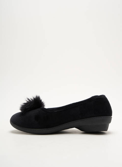 Chaussons/Pantoufles noir ISOTONER pour femme