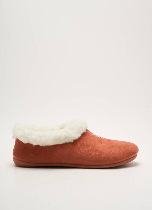 Chaussons/Pantoufles orange CHIC & RELAX pour femme