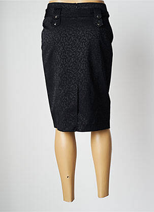Jupe mi-longue coupe droite noir GARDEUR femme