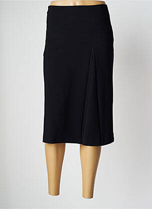 Jupe mi-longue coupe droite noir GARDEUR femme