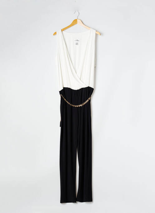 Combi-pantalon tissage crêpe sans manche blanc JOSEPH RIBKOFF femme