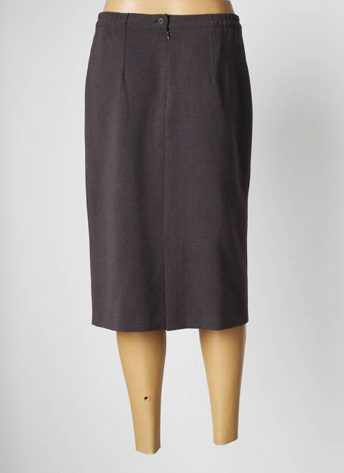 Jupe mi-longue gris GEVANA pour femme