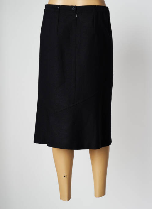 Jupe mi-longue noir GEVANA pour femme