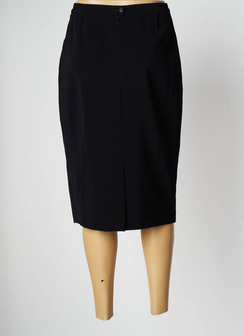 Jupe mi-longue noir GUY DUBOUIS pour femme