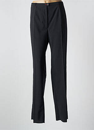 Pantalon droit tissage crêpe taille normale gris CHRISTIAN MARRY femme
