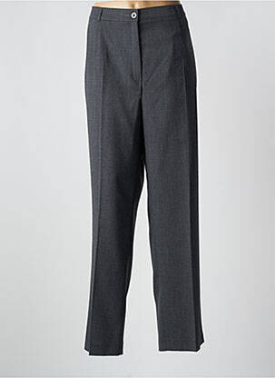 Pantalon droit tissage popeline taille normale gris GARDEUR femme