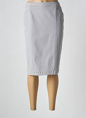 Jupe mi-longue taille normale gris BASLER femme