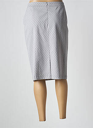 Jupe mi-longue taille normale gris BASLER femme