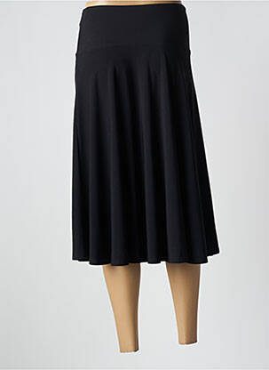 Jupe mi-longue stretch noir SOMMERMANN femme