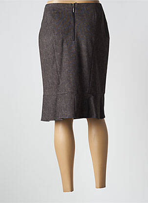 Jupe mi-longue taille normale gris EUGEN KLEIN femme