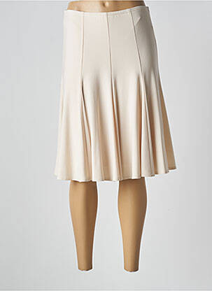 Jupe mi-longue taille normale beige JOSEPH RIBKOFF femme