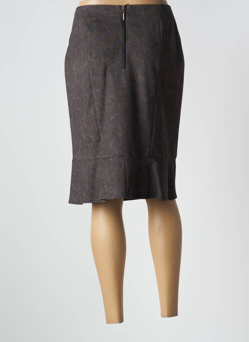 Jupe mi-longue gris EUGEN KLEIN pour femme