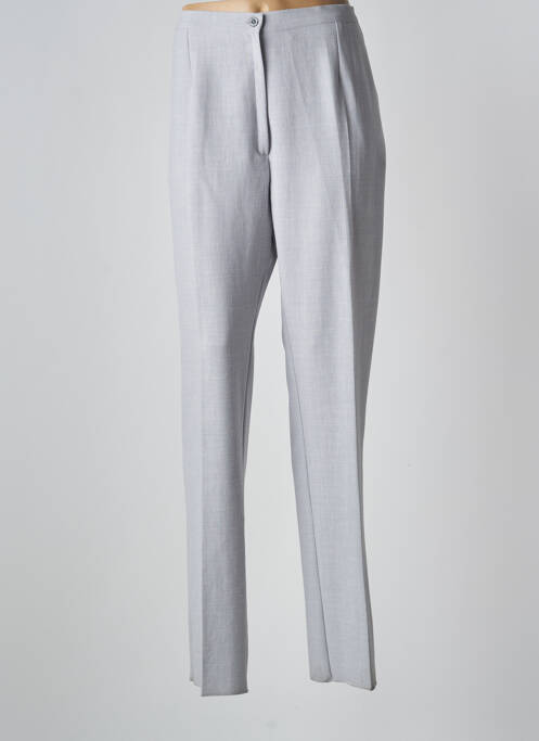 Pantalon droit gris GEVANA pour femme