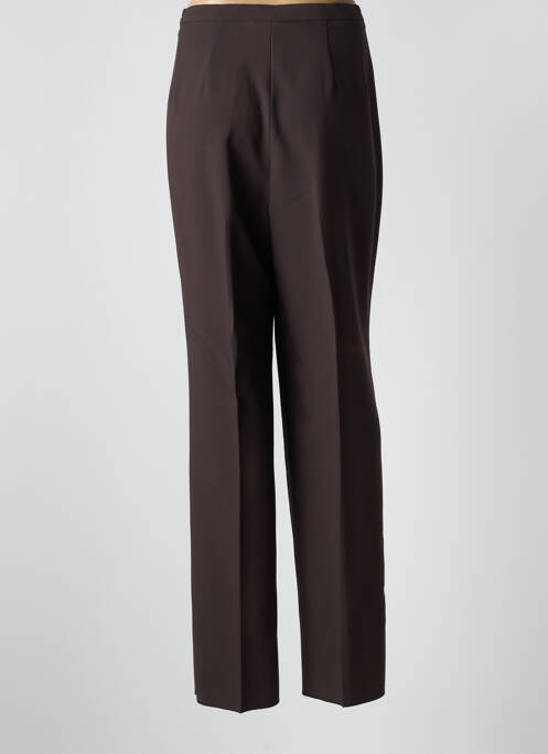 Pantalon droit marron CHRISTIAN MARRY pour femme