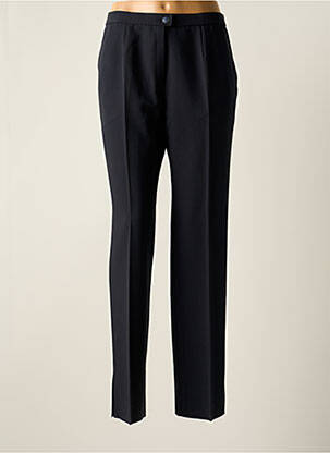 Pantalon droit tissage popeline taille normale bleu KARTING femme