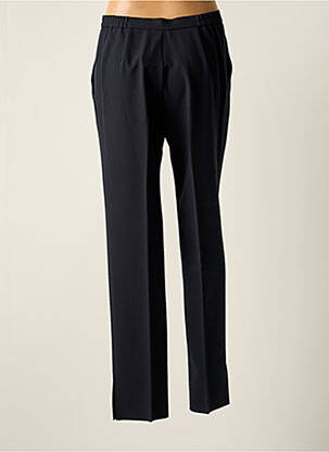 Pantalon droit tissage popeline taille normale bleu KARTING femme