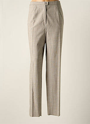 Pantalon droit taille élastique taille normale gris KARTING femme