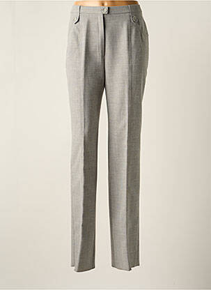 Pantalon droit taille élastique taille normale gris KARTING femme