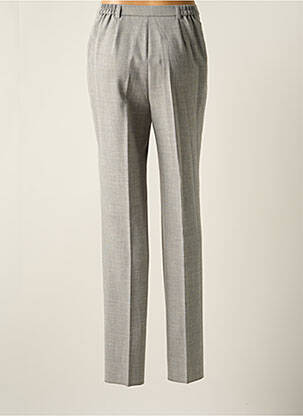 Pantalon droit taille élastique taille normale gris KARTING femme