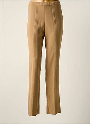 Pantalon droit stretch taille normale beige KARTING femme
