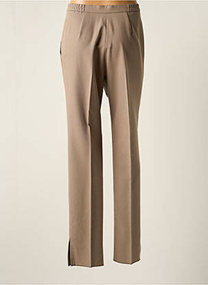 Pantalon droit tissage popeline taille normale gris KARTING femme