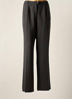Pantalon droit tissage popeline taille basse gris KARTING femme