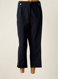 Pantalon 7/8 stretch taille normale bleu KARTING femme