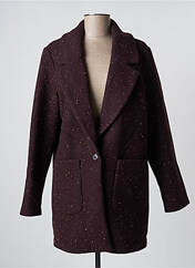 Manteau long marron ICHI pour femme seconde vue