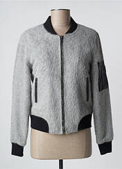 Blouson gris BOMBERS pour femme seconde vue