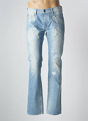 Jeans coupe slim fermeture boutonnée sur le devant taille normale bleu JAPAN RAGS homme