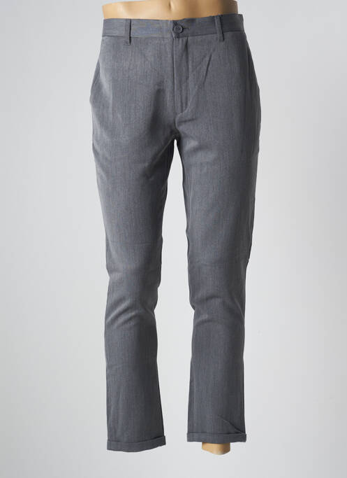 Pantalon chino tissage chiné taille normale gris MINIMUM homme