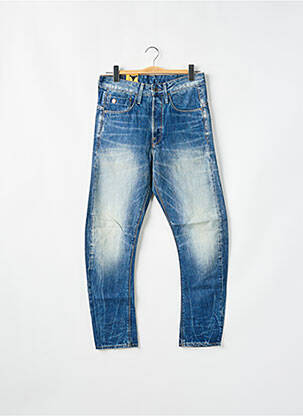 Jeans coupe droite fermeture boutonnée sur le devant taille haute bleu G STAR homme