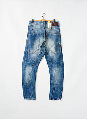 Jeans coupe droite fermeture boutonnée sur le devant taille haute bleu G STAR homme