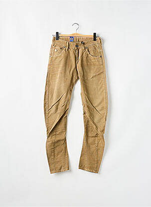 Jeans coupe slim stretch taille basse marron G STAR homme