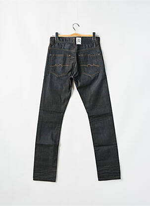 Jeans coupe droite fermeture boutonnée sur le devant taille normale noir TEDDY SMITH homme