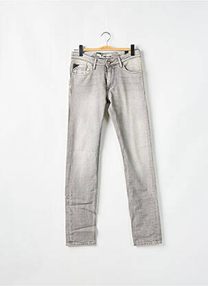 Jeans coupe slim stretch taille normale gris TEDDY SMITH homme