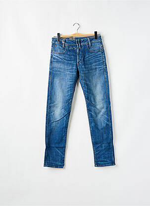 Jeans coupe slim fermeture boutonnée sur le devant taille normale bleu G STAR homme
