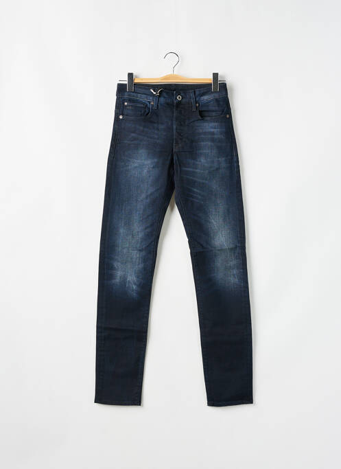 Jeans coupe slim fermeture boutonnée sur le devant taille normale bleu G STAR homme