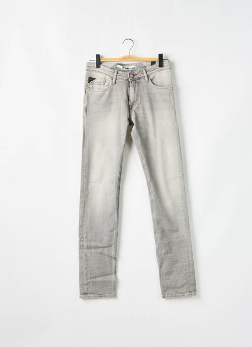 Jeans coupe slim gris TEDDY SMITH pour homme