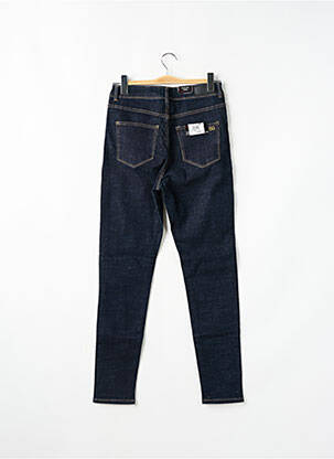 Jeans skinny tissage brut taille haute bleu FIFTY femme
