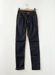 Pantalon slim taille normale taille normale noir DEEP SOUL femme