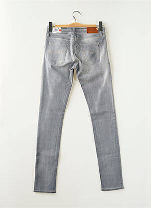 Jeans coupe slim stretch taille normale gris REPLAY femme