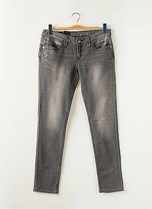 Jeans coupe slim tissage brut taille normale gris LEVIS femme