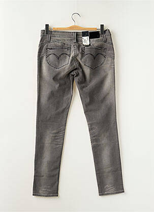 Jeans coupe slim tissage brut taille normale gris LEVIS femme