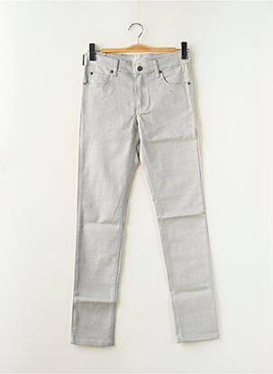 Jeans coupe slim tissage brut taille normale gris CHEAP MONDAY femme