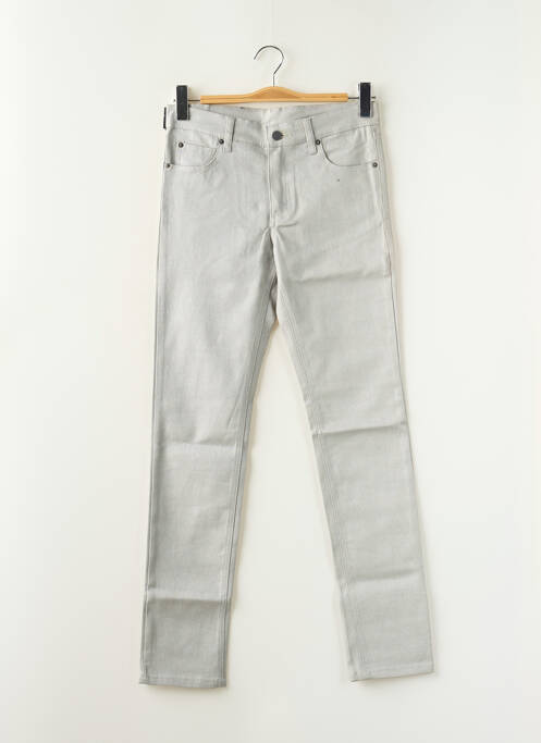 Jeans coupe slim gris CHEAP MONDAY pour femme