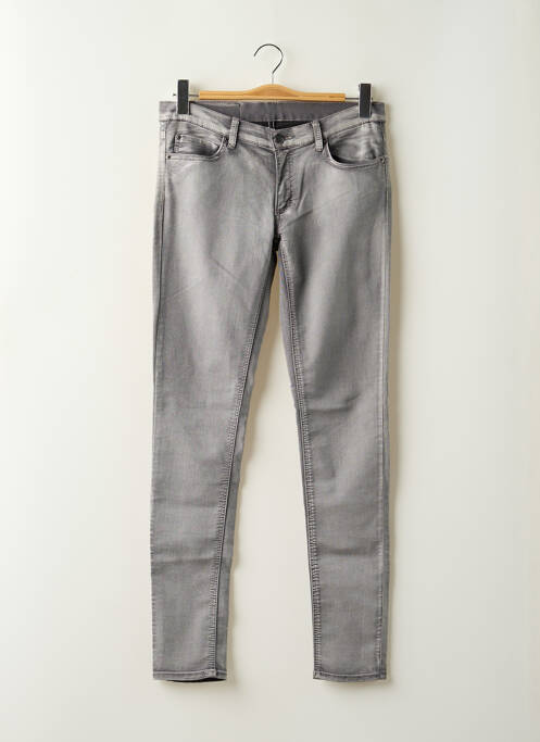 Jeans coupe slim gris CHEAP MONDAY pour femme